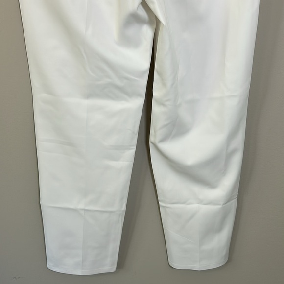 Athleta Endless Pant Bright White High Rise Recycled Wrinkle Resistant Sz 10 NEW - Picture 7 of 14